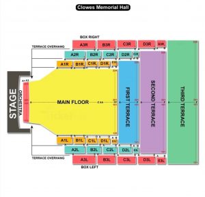 Clowes Memorial Hall Seating Chart Concert